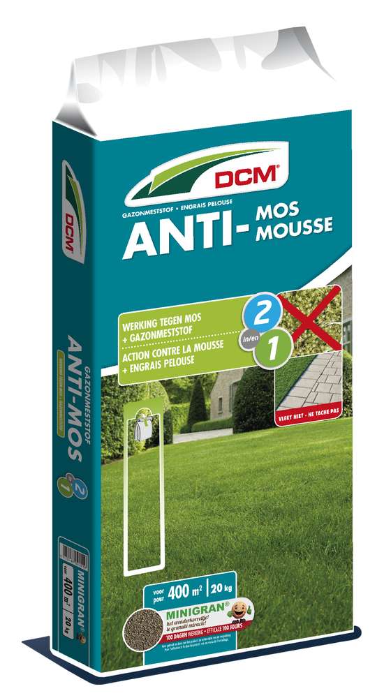 Engrais Pelouse Anti-Mousse (20 kg)