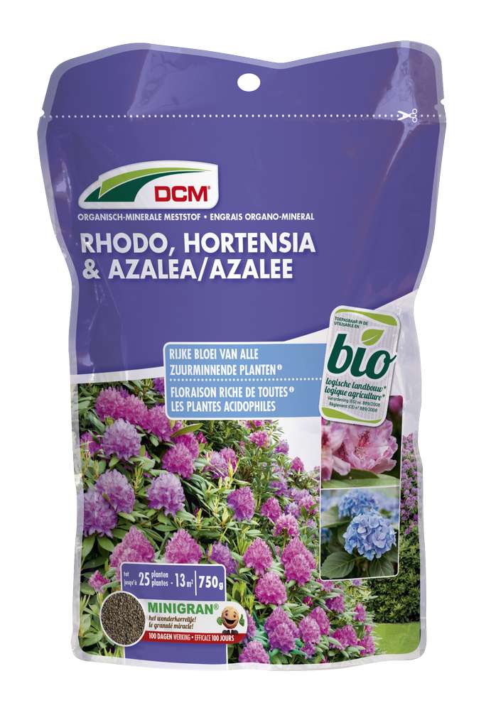 Engrais Organo-minéral Rhodo, Hortensia & Azalée (0,75 kg)