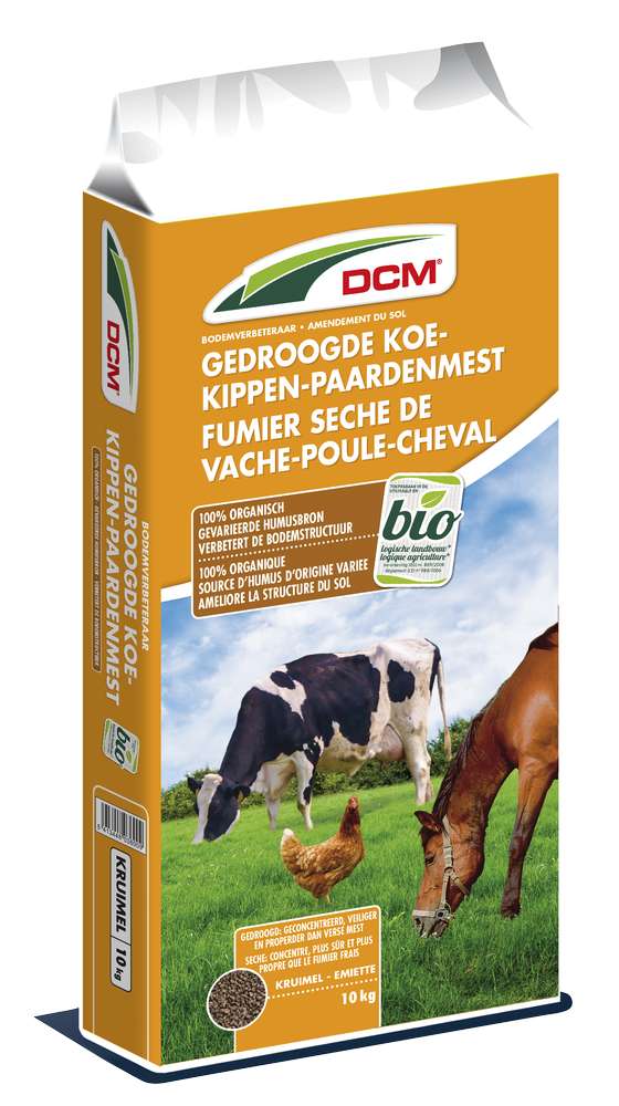 Fumier De Vache-Poule-Cheval  (10 kg)