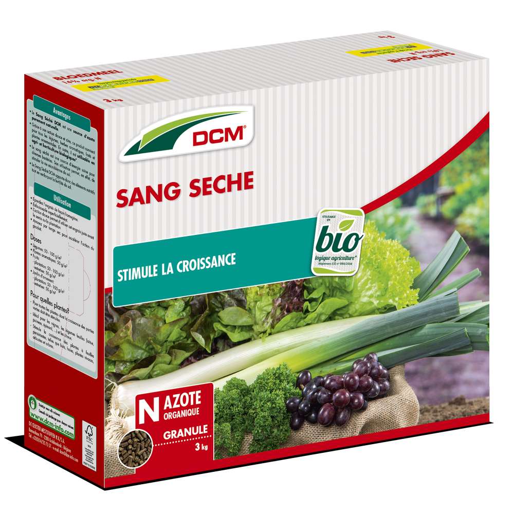 Poudre de sang dessèché (3 kg)