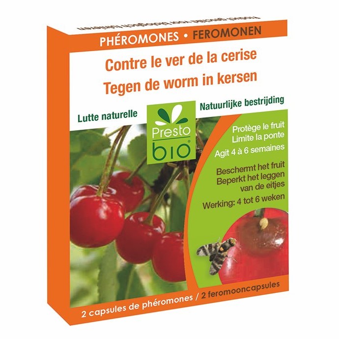 Phéromone contre le ver de la cerise (2 capsules)