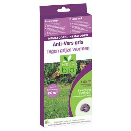 [PB1-6005] Nématodes contre les vers gris (noctuelles, tipules) (20 m²)