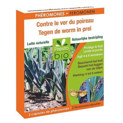 [PB1-8019] Phéromone contre la teigne du poireau (2 capsules)