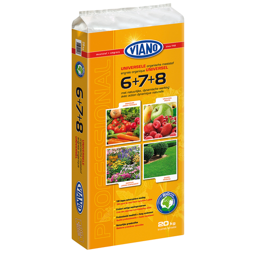 [VIANOTM67805] 6-7-8 Engrais Bio Universel Avec Bactéries (50 m² - 5 kg)