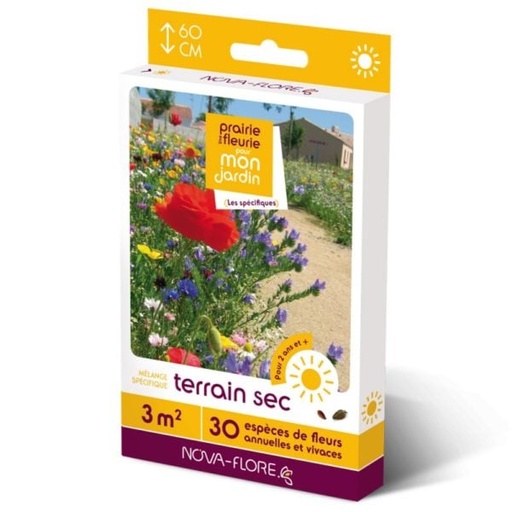 [N25501] Prairie fleurie Spécifiques - Terrain sec (Semences)